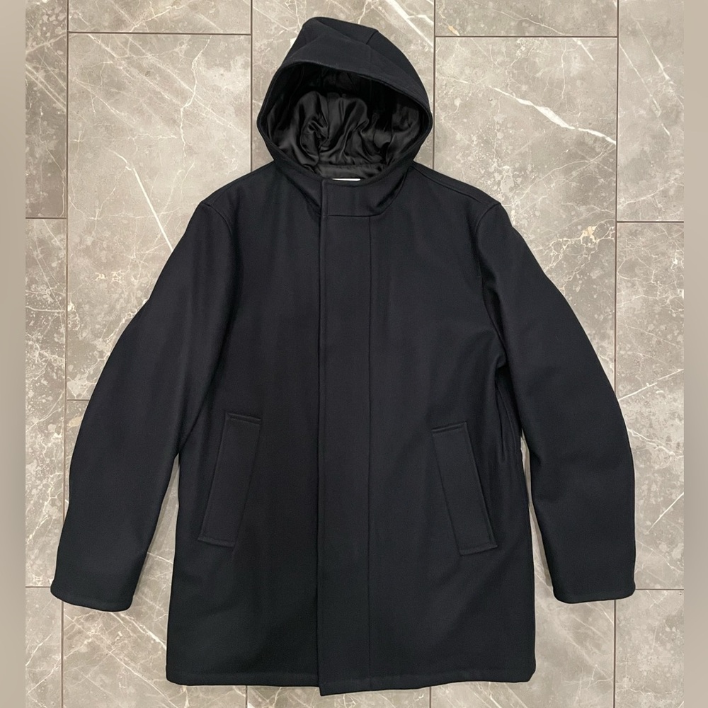 Sandro Paris Wool Cashmere Hooded Parka - NWT